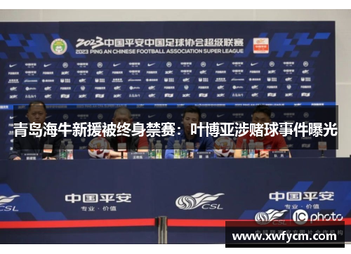 青岛海牛新援被终身禁赛：叶博亚涉赌球事件曝光